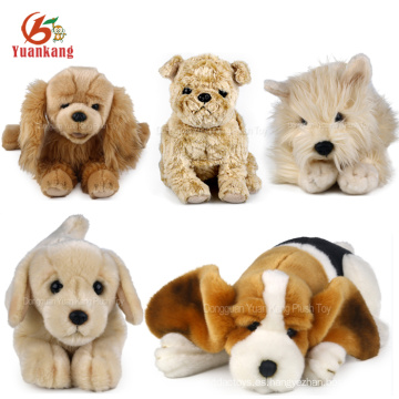 2017 Mejor Hecho Juguetes Suaves Perro Juguetes de Peluche Personalizados 25 cm Muñeca de Perro de peluche de Juguete Animal